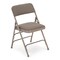 Atlas Commercial Products Triple-Braced Fabric Padded Metal Folding Chair, Gray MFC22GRYFP - alternate 7